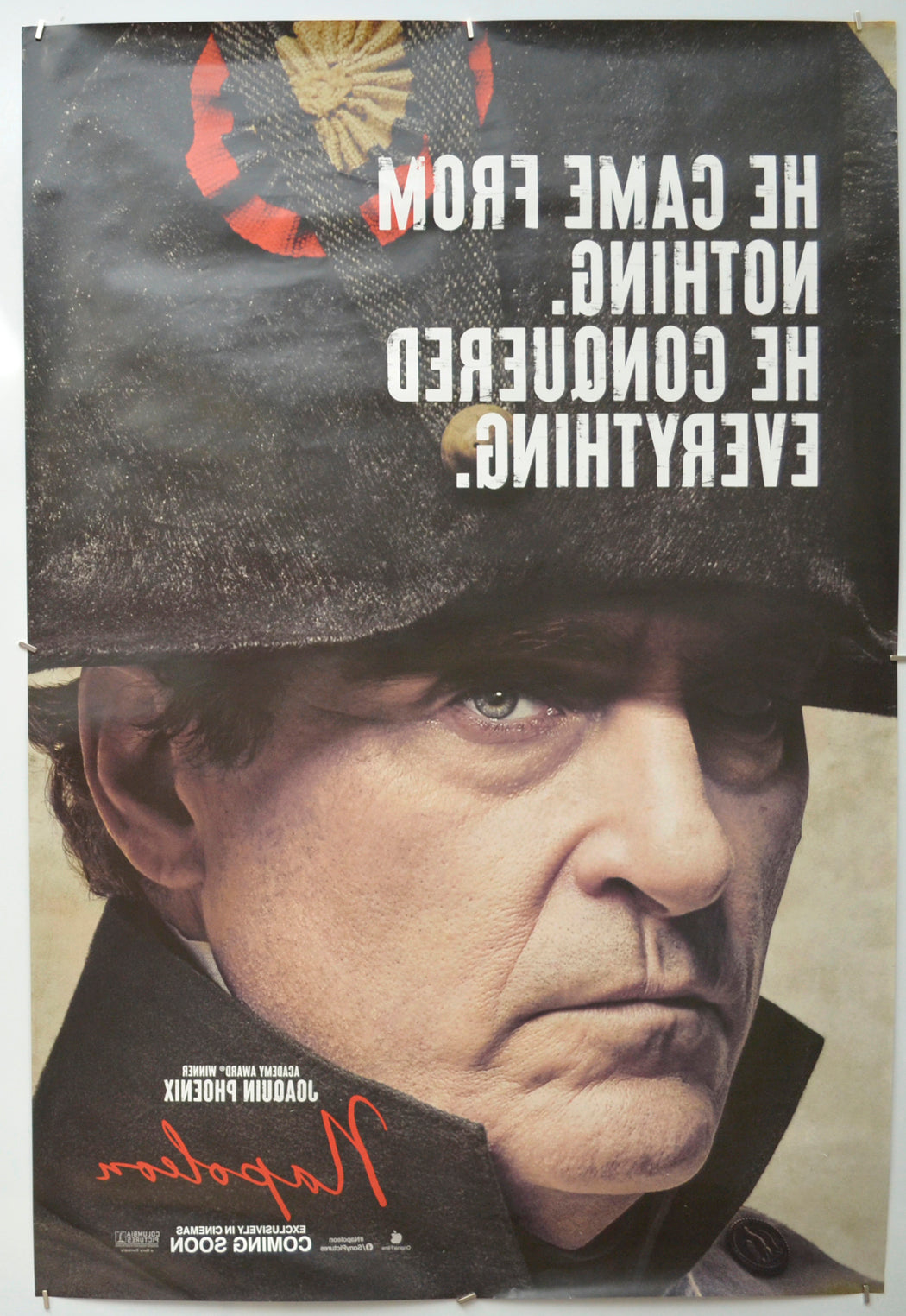 NAPOLEON (Back) Cinema One Sheet Movie Poster