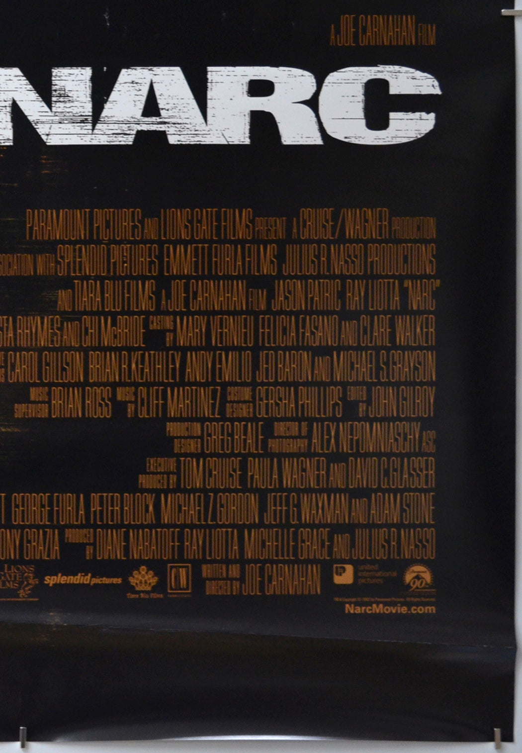 NARC (Bottom Right) Cinema One Sheet Movie Poster