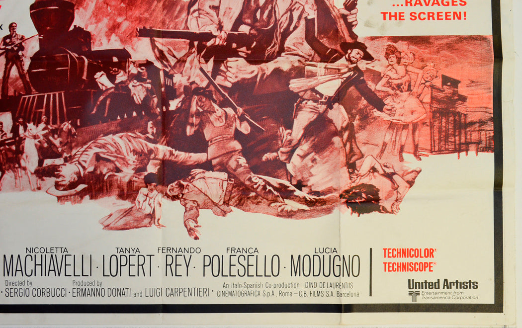 NAVAJO JOE (Bottom Right) Cinema Quad Movie Poster