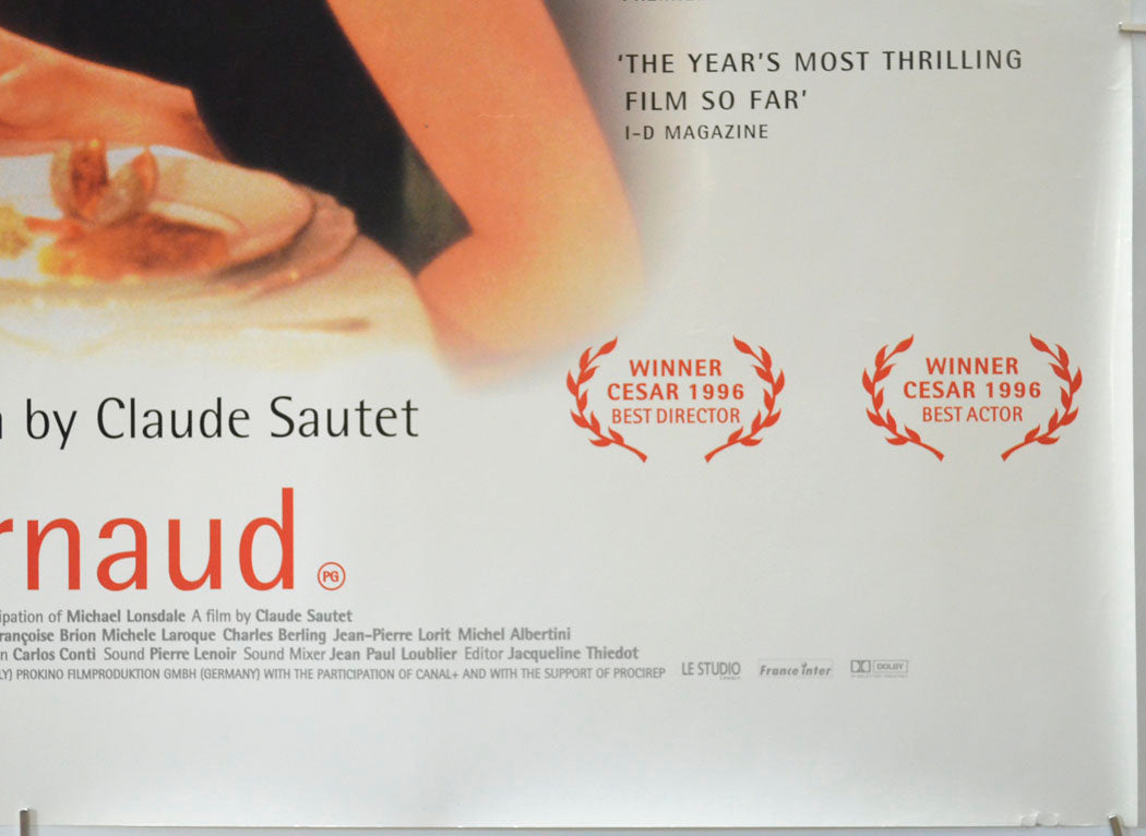 NELLY AND MR ARNAUD (Bottom Right) Cinema Quad Movie Poster