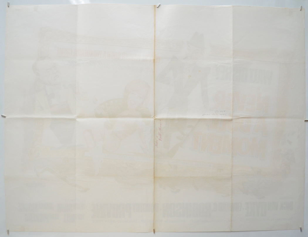 NEVER A DULL MOMENT (Back) Cinema Quad Movie Poster