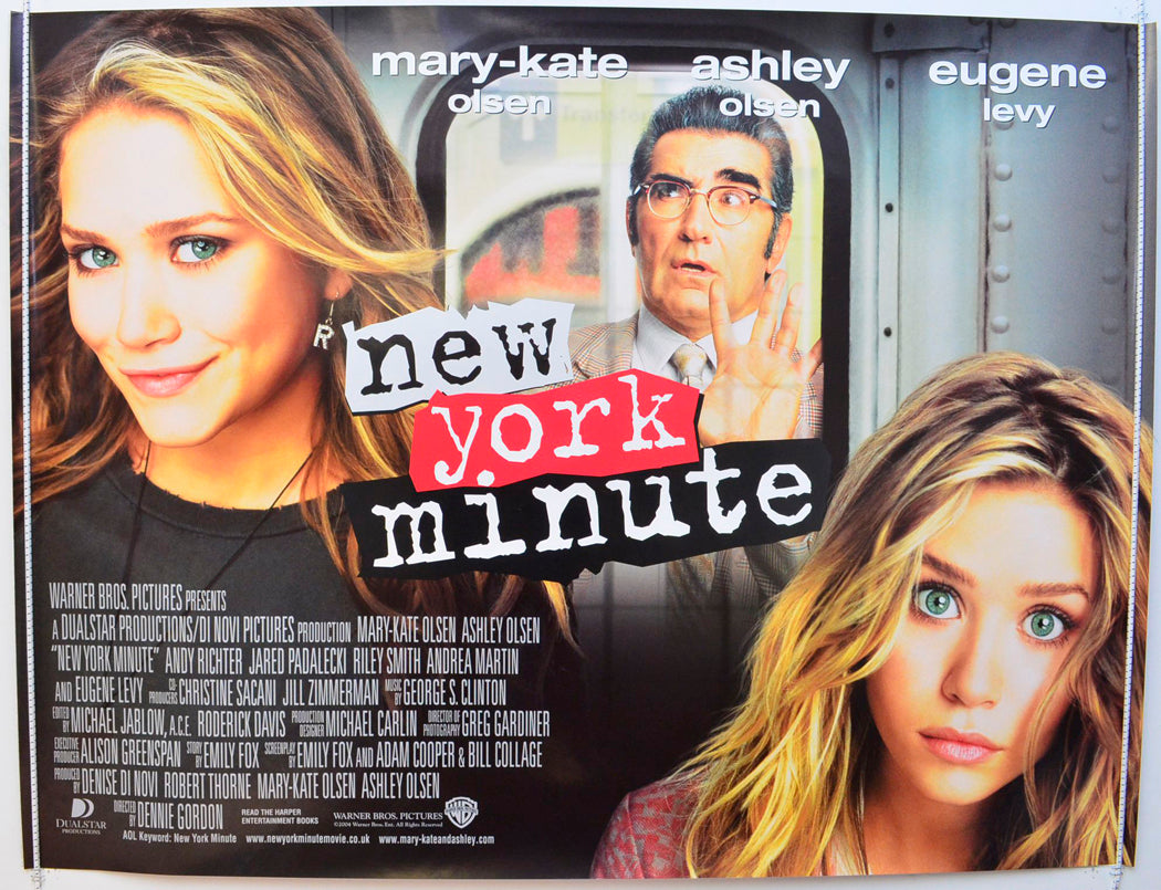 New York Minute Original British Quad Poster - Film Poster - Movie Poster