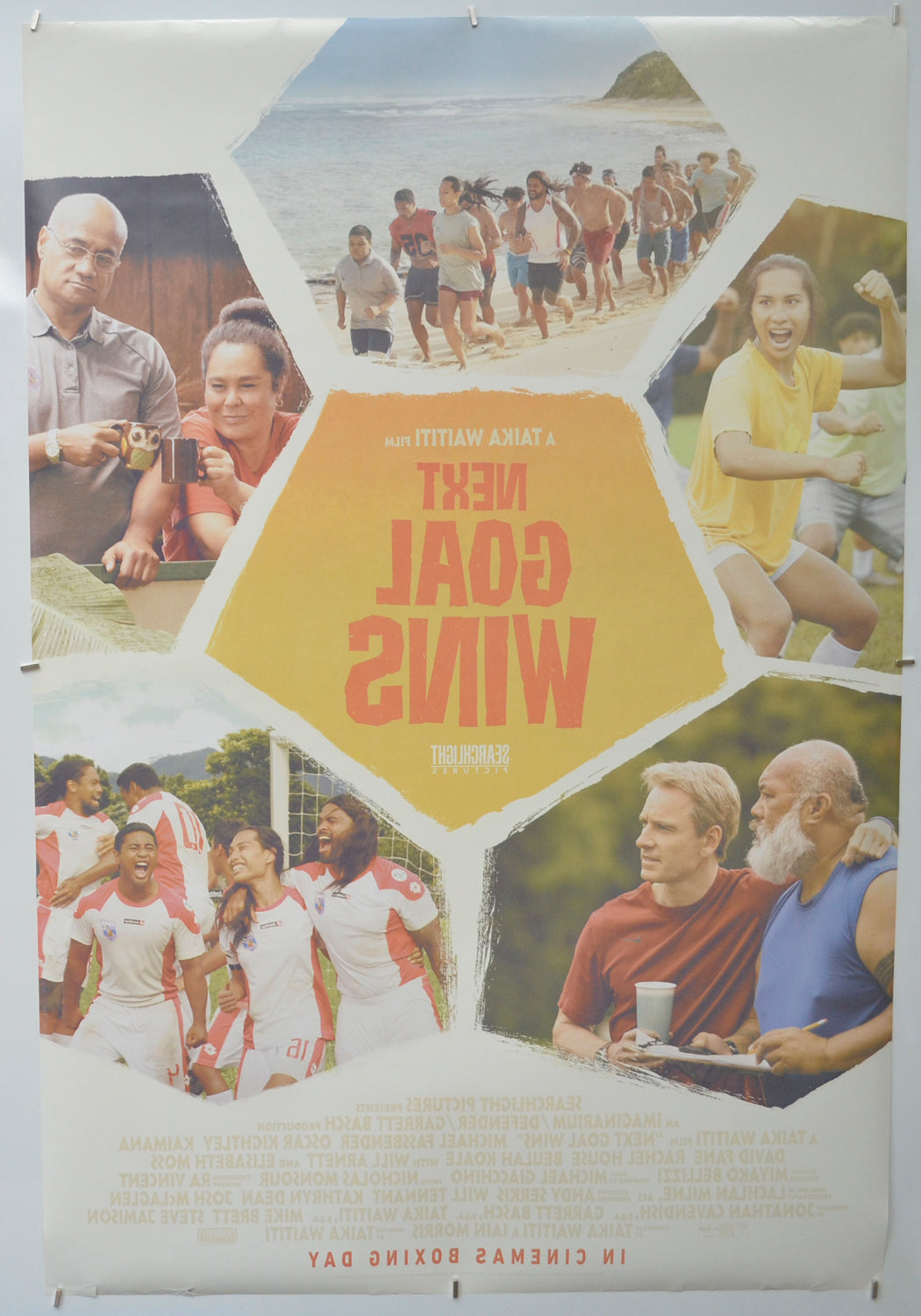 NEXT GOAL WINS (Back) Cinema One Sheet Movie Poster