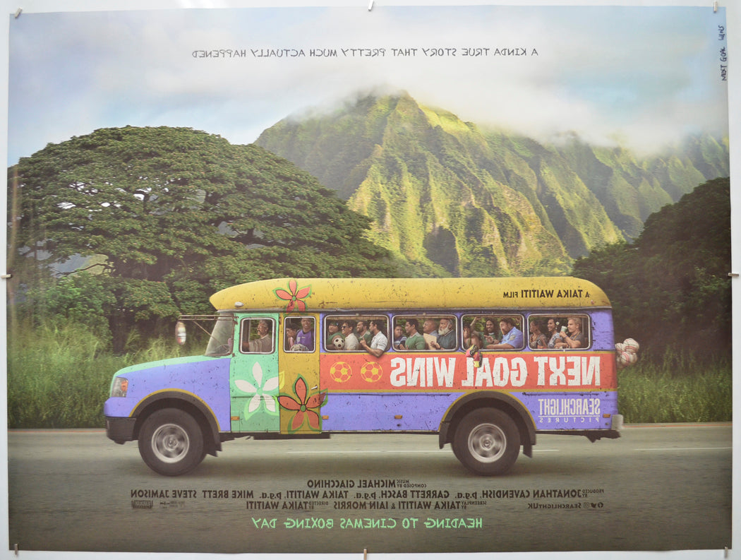 NEXT GOAL WINS (Back) Cinema Quad Movie Poster