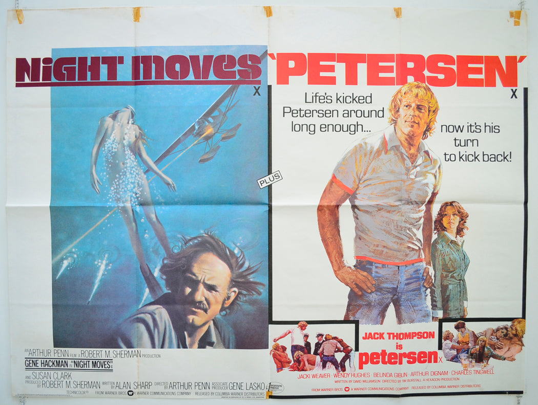 Night Moves / Petersen Original Quad Poster - Film Poster - Movie Poster