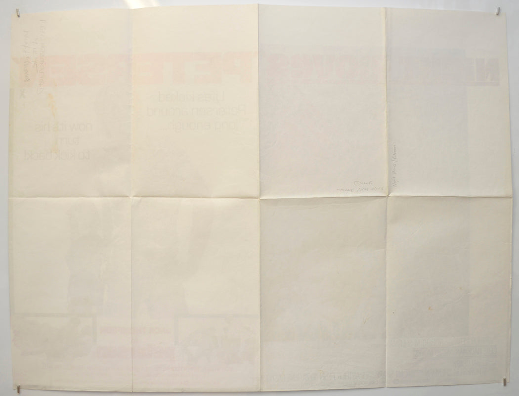 NIGHT MOVES / PETERSEN (Back) Cinema Quad Movie Poster