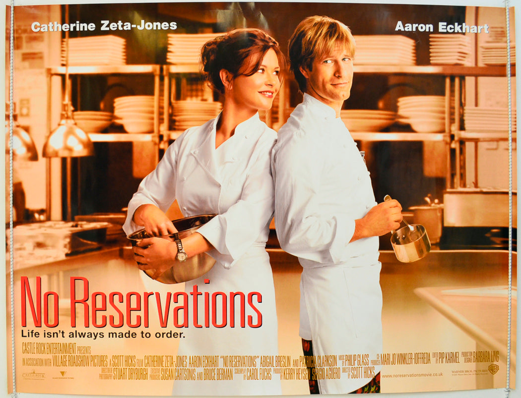No Reservations Original Quad Poster - Film Poster - Movie Poster