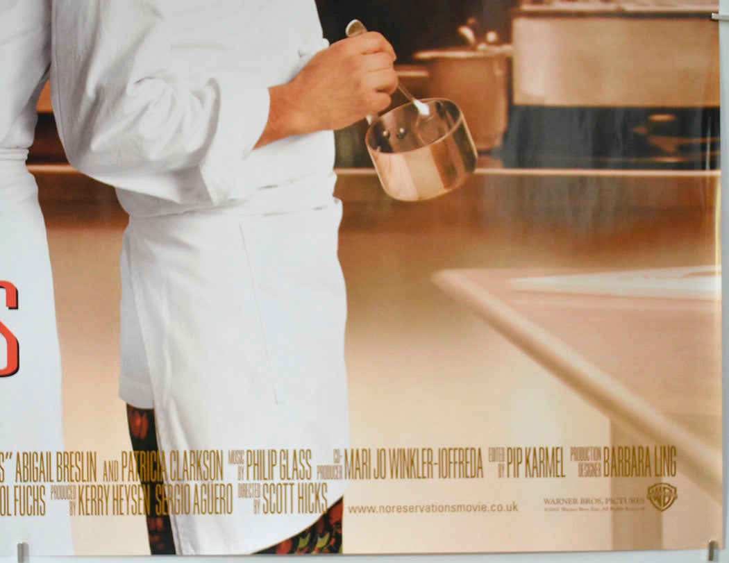 NO RESERVATIONS (Bottom Right) Cinema Quad Movie Poster