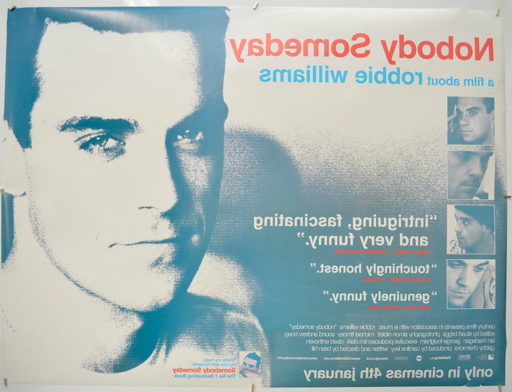 NOBODY SOMEDAY (Back) Cinema Quad Movie Poster