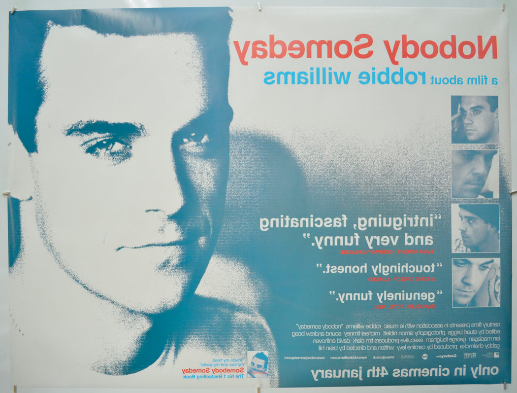 NOBODY SOMEDAY (Back) Cinema Quad Movie Poster