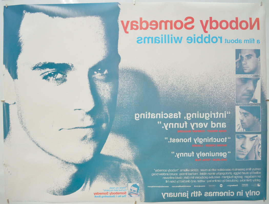 NOBODY SOMEDAY (Back) Cinema Quad Movie Poster