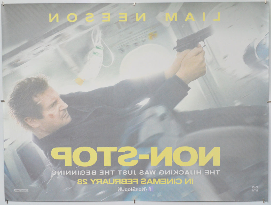 Non-Stop (Back) Cinema Quad Movie Poster