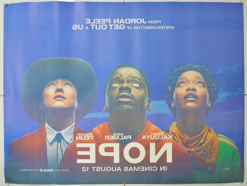 NOPE (Back) Cinema Quad Movie Poster