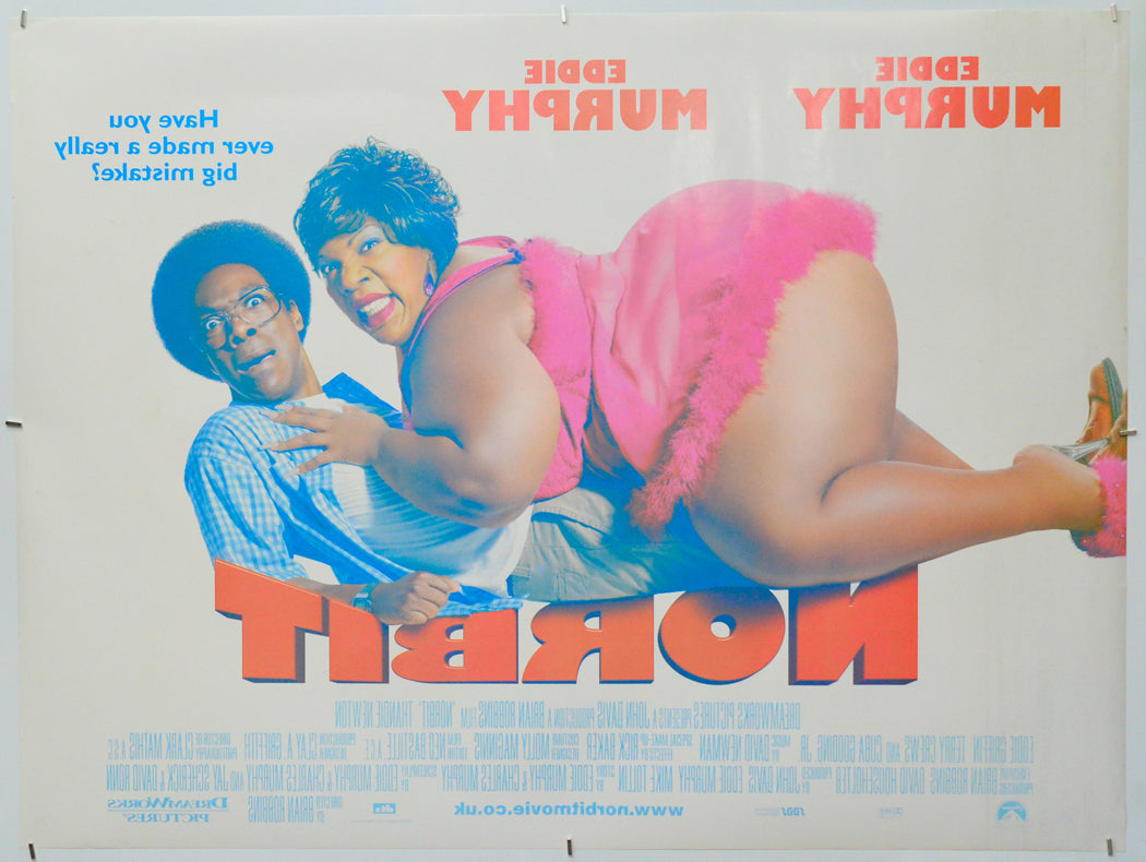 Norbit (Back) Cinema Quad Movie Poster