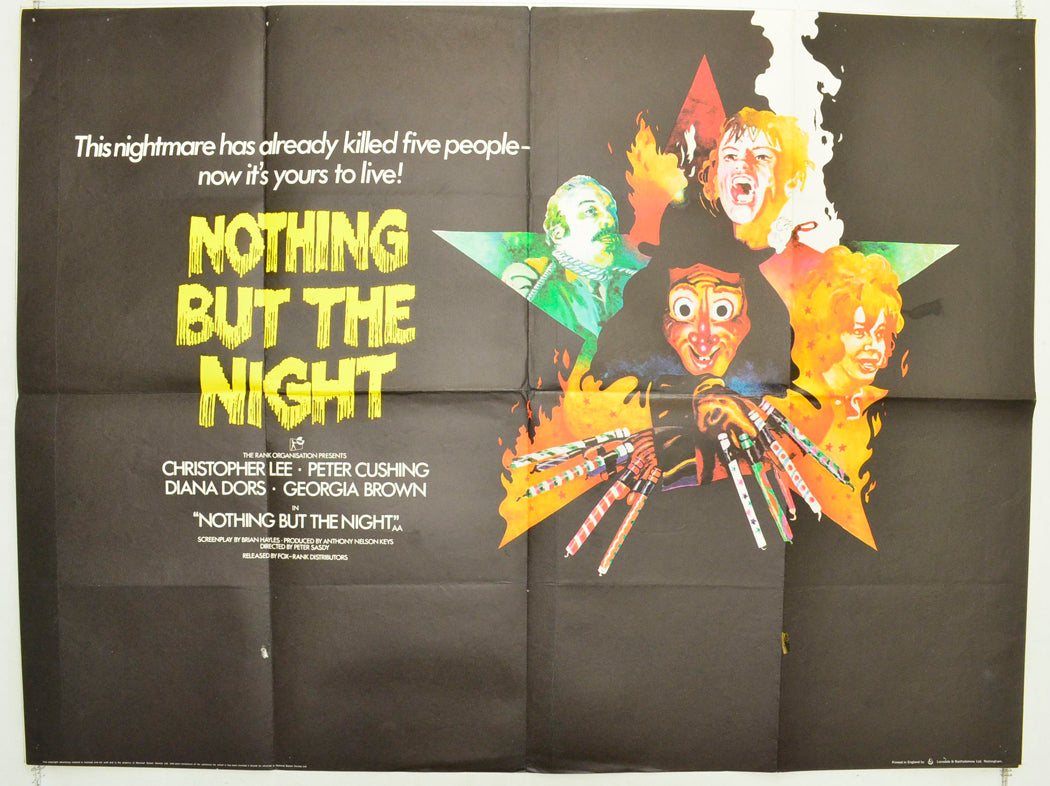Nothing But The Night Original British Quad Poster - Film Poster - Movie Poster