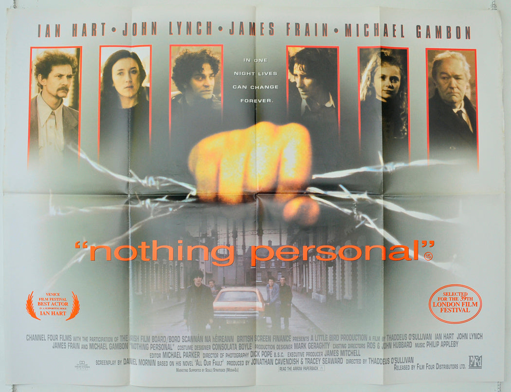 Nothing Personal Original Quad Poster - Film Poster - Movie Poster