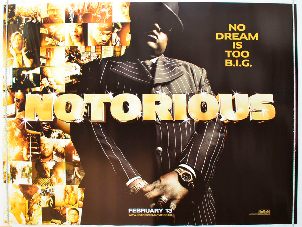 Notorious Original British Quad Poster - Film Poster - Movie Poster