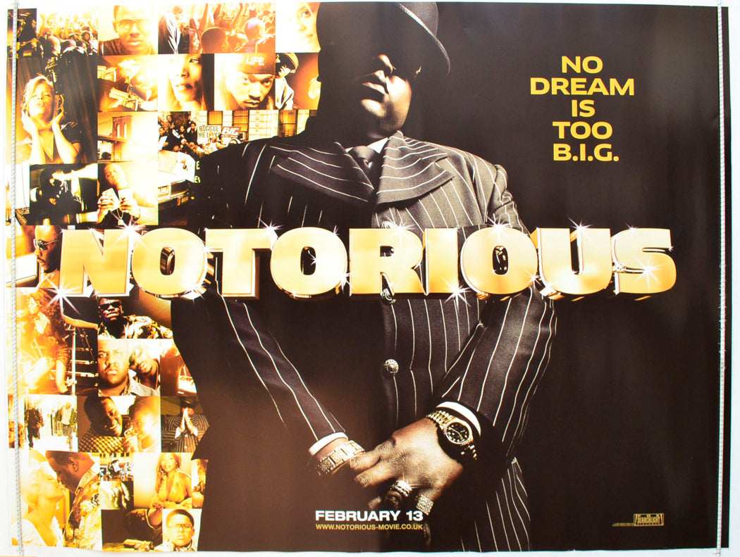 Notorious Original British Quad Poster - Film Poster - Movie Poster