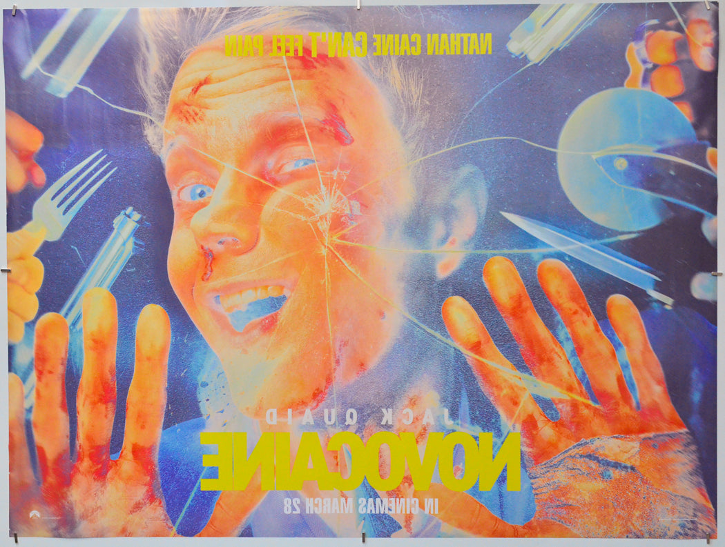 Novocaine (Back) Cinema Quad Movie Poster