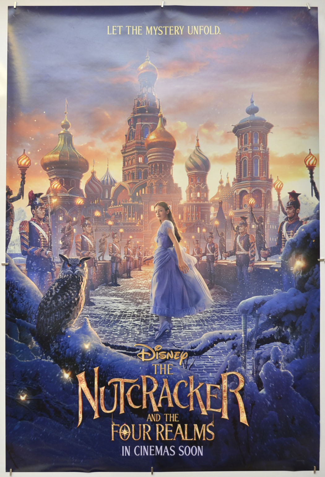 The Nutcracker and the Four Realms (Teaser / Advance Version) Original One Sheet Poster - Film Poster - Movie Poster