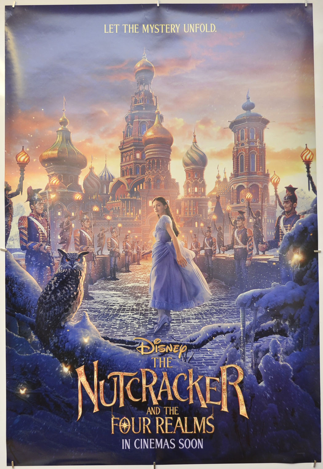 The Nutcracker and the Four Realms (Teaser / Advance Version) Original One Sheet Poster - Film Poster - Movie Poster