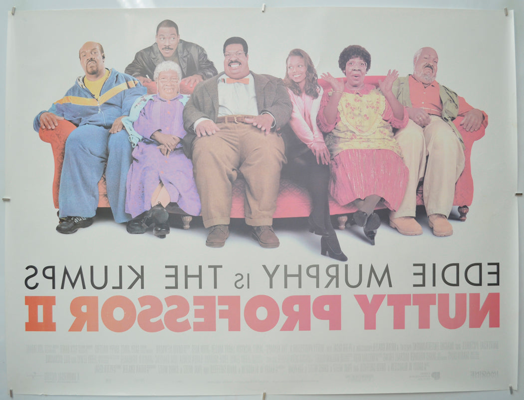 NUTTY PROFESSOR II : THE KLUMPS (Back) Cinema Quad Movie Poster