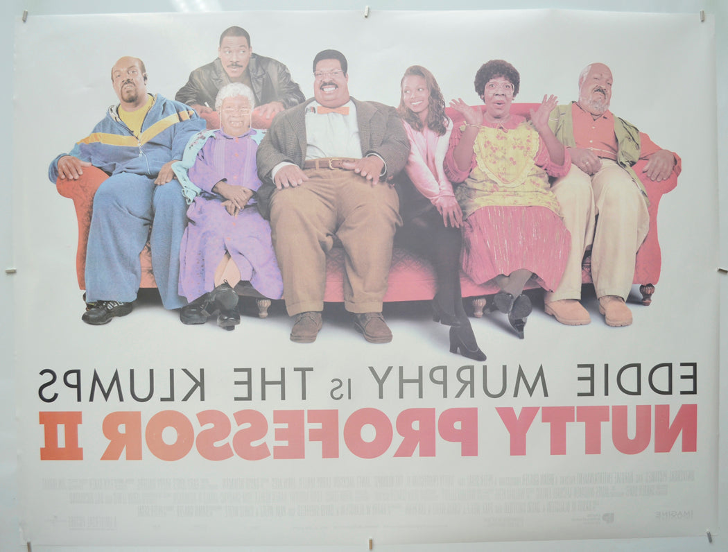 NUTTY PROFESSOR II : THE KLUMPS (Back) Cinema Quad Movie Poster