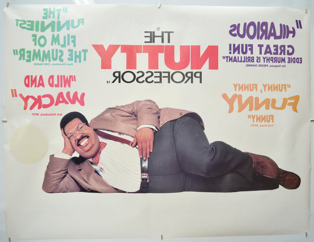 THE NUTTY PROFESSOR (Back) Cinema Quad Movie Poster