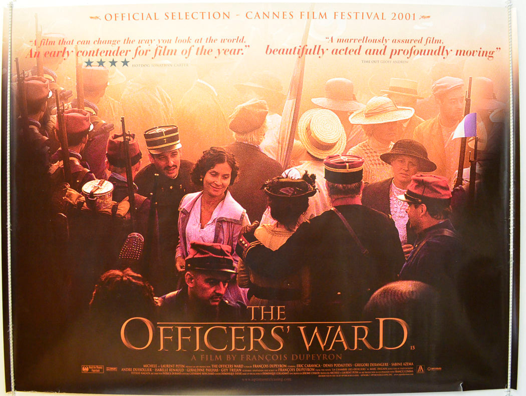 The Officer's Ward (a.k.a. La Chambre Des Officiers) Original British Quad Poster - Film Poster - Movie Poster