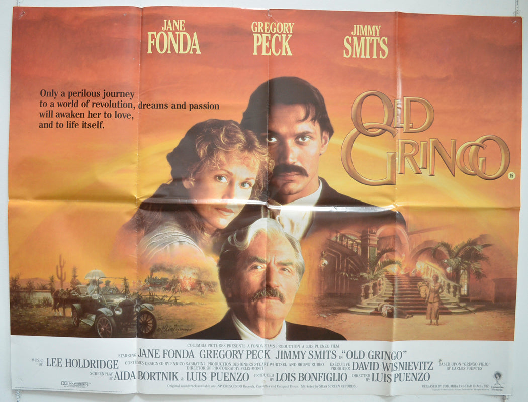 Old Gringo Original British Quad Poster - Film Poster - Movie Poster