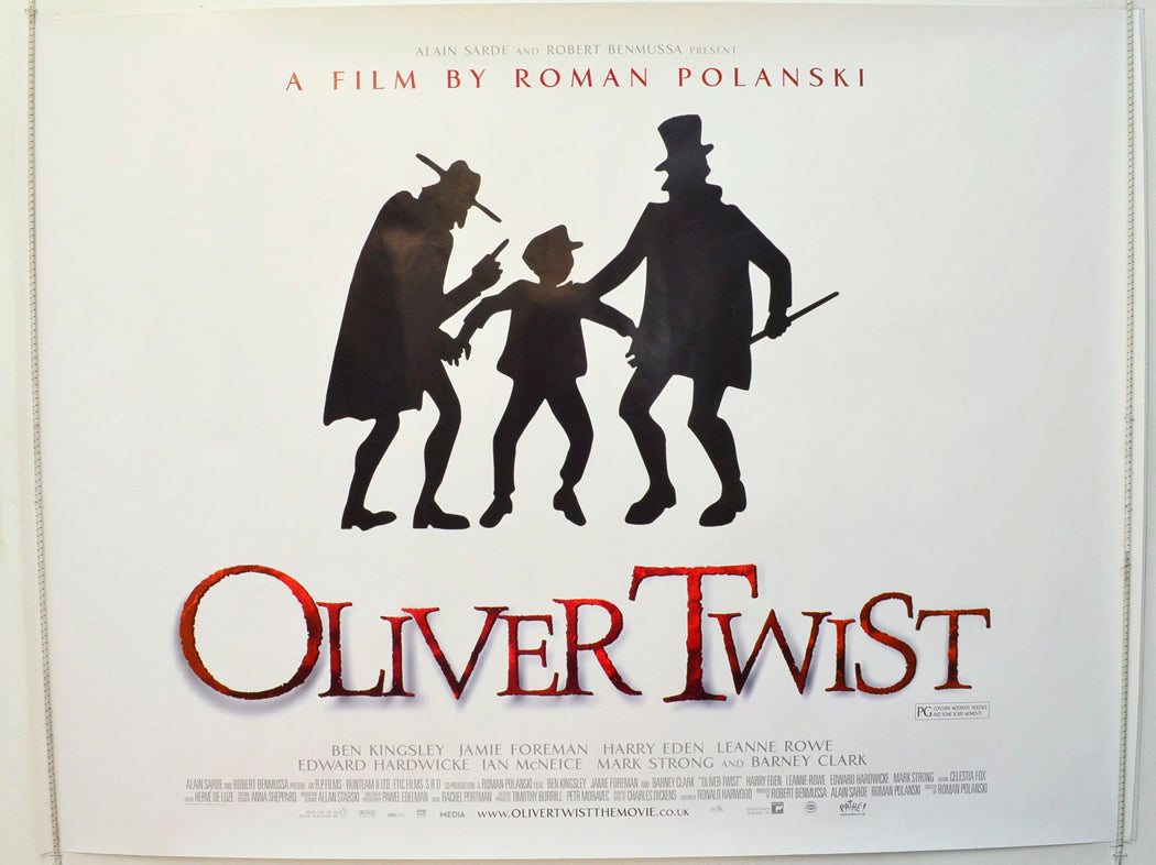 Oliver Twist (Teaser / Advance Version) Original British Quad Poster - Film Poster - Movie Poster