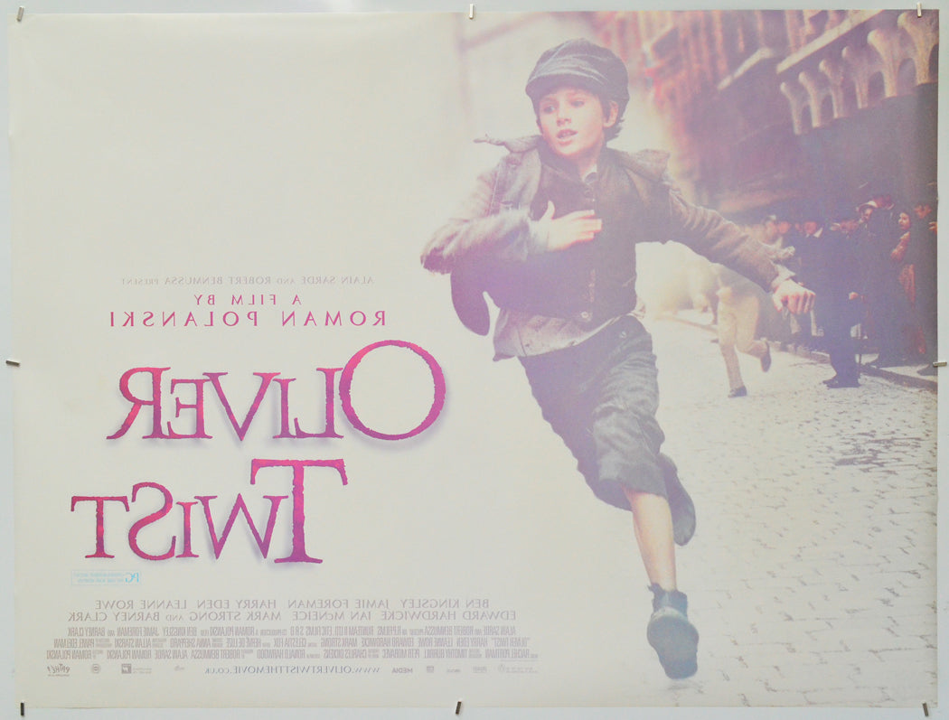 Oliver Twist (Back) Cinema Quad Movie Poster