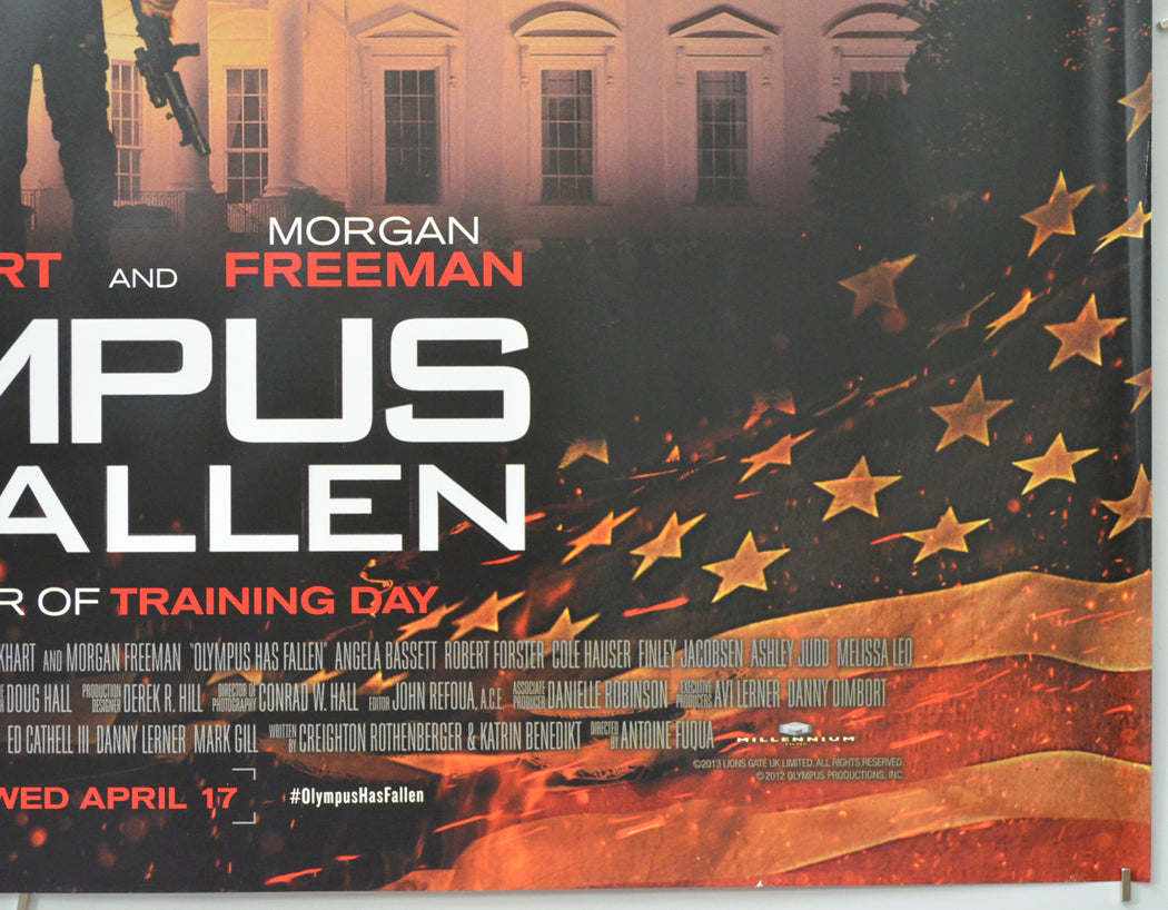 OLYMPUS HAS FALLEN (Bottom Right) Cinema Quad Movie Poster
