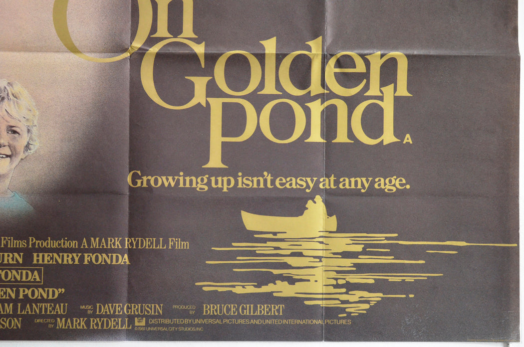 ON GOLDEN POND (Bottom Right) Cinema Quad Movie Poster