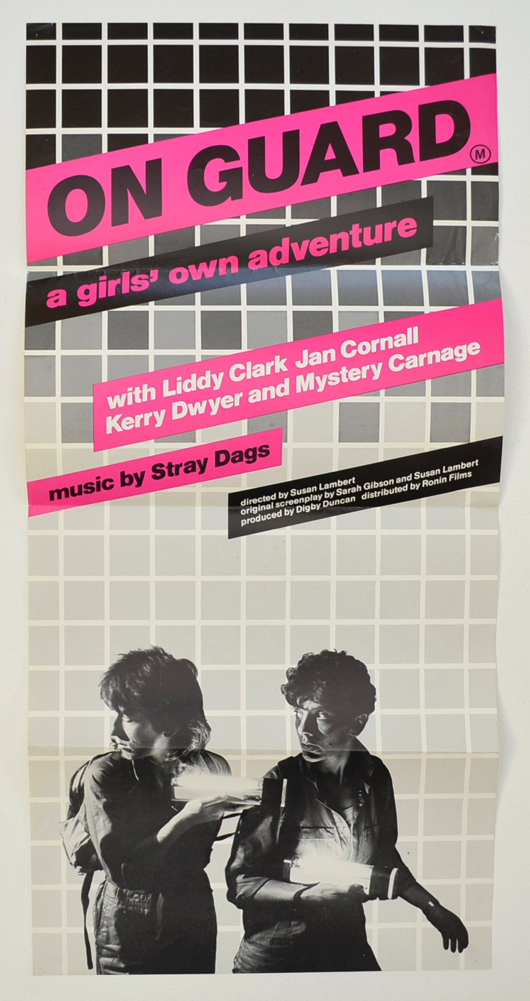 On Guard Original Australian Daybill Poster - Film Poster - Movie Poster