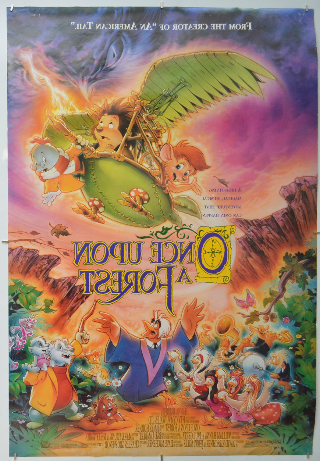 ONCE UPON A FOREST (Back) Cinema One Sheet Movie Poster