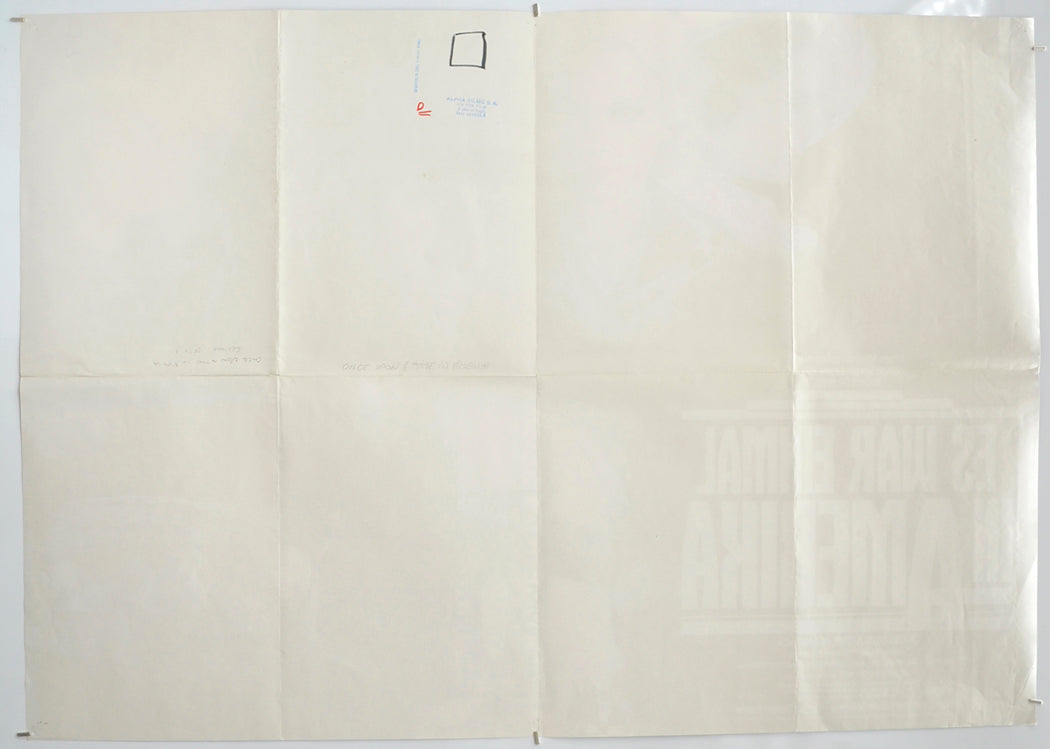 ONCE UPON A TIME IN AMERICA (Back) Cinema German Movie Poster