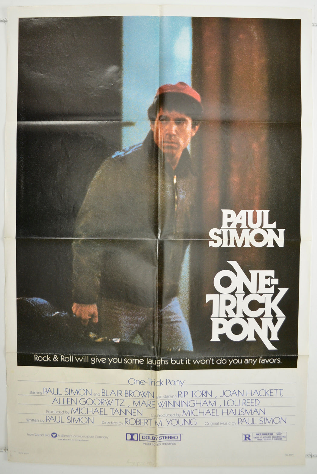One Trick Pony Original One Sheet Poster - Film Poster - Movie Poster