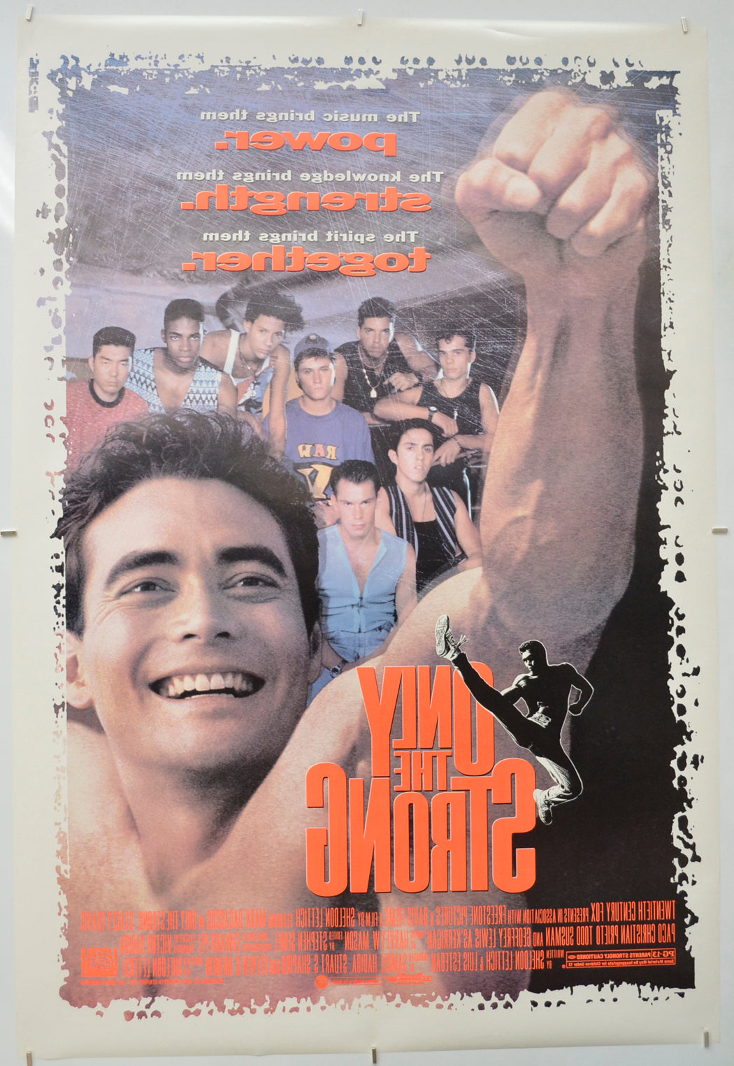 ONLY THE STRONG (Back) Cinema One Sheet Movie Poster