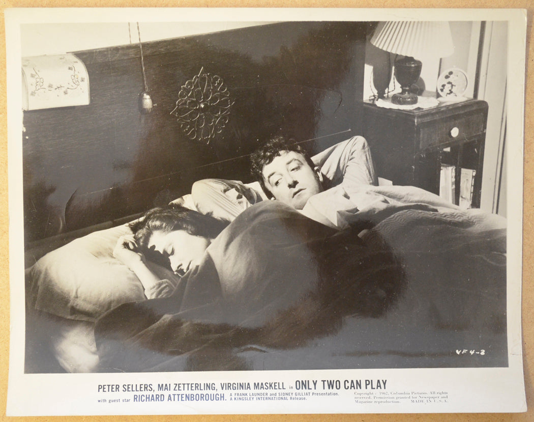 ONLY TWO CAN PLAY (Still 5) Cinema Black and White Press Stills