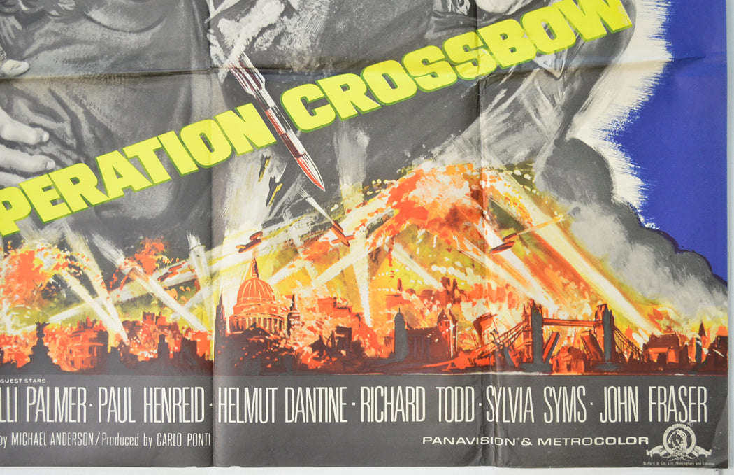 OPERATION CROSSBOW (Bottom Right) Cinema Quad Movie Poster