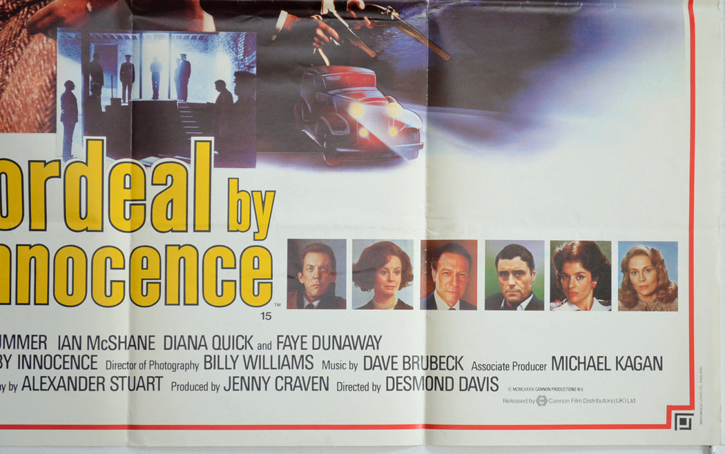AGATHA CHRISTIE’S : ORDEAL BY INNOCENCE (Bottom Right) Cinema Quad Movie Poster