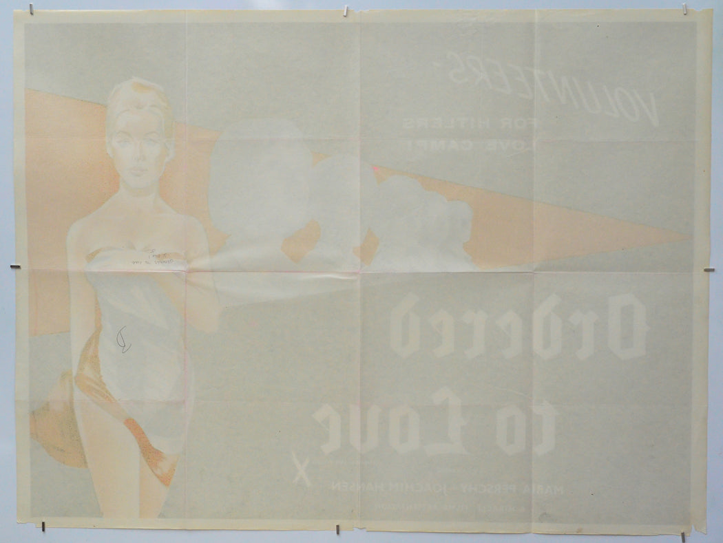 Ordered To Love (Back) Cinema Quad Movie Poster