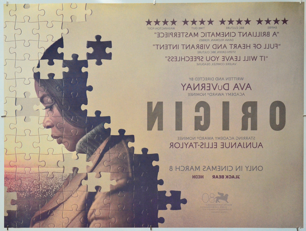 Origin (Back) Cinema Quad Movie Poster