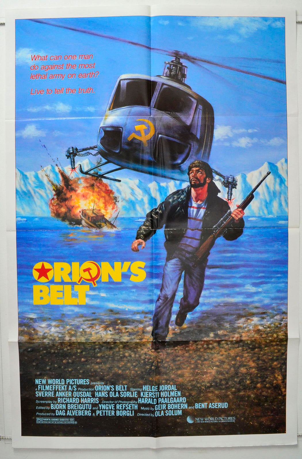 Orion's Belt (a.k.a. Orions belte) Original One Sheet Poster - Movie Poster