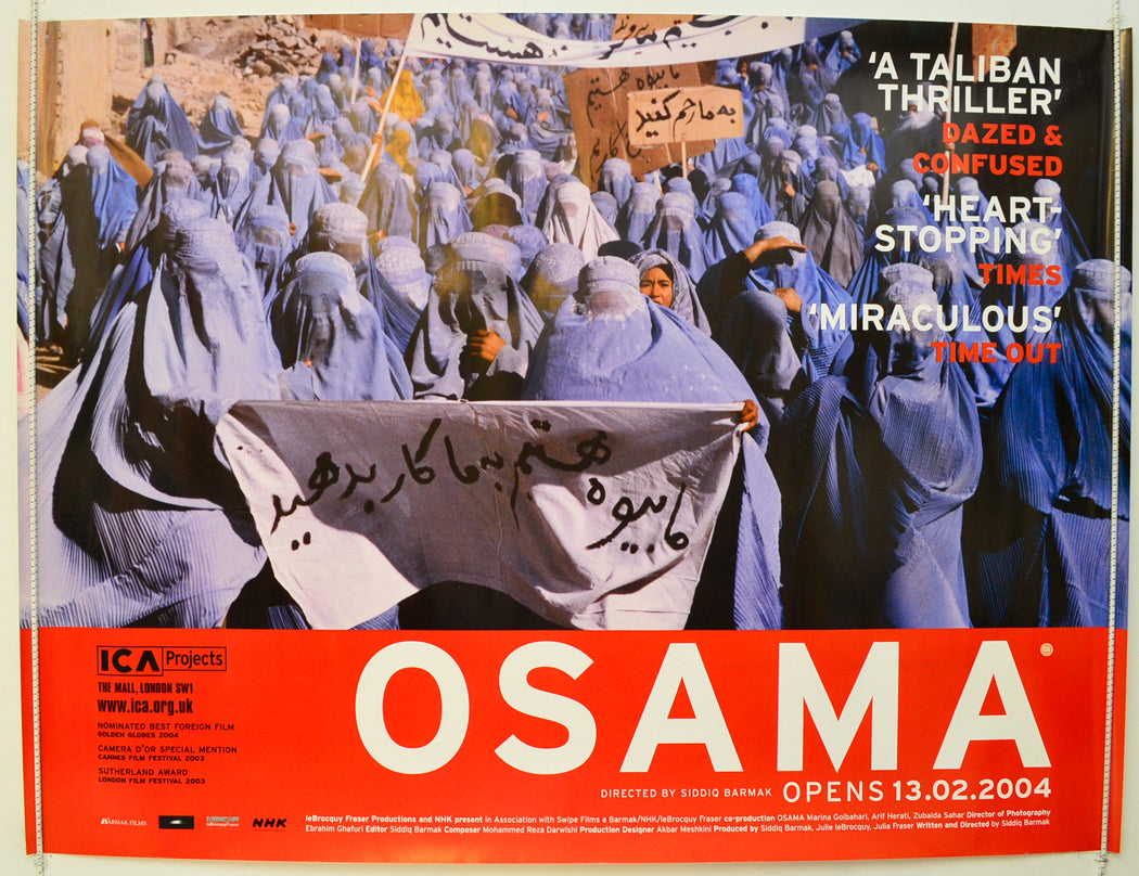 Osama Original British Quad Poster - Film Poster - Movie Poster