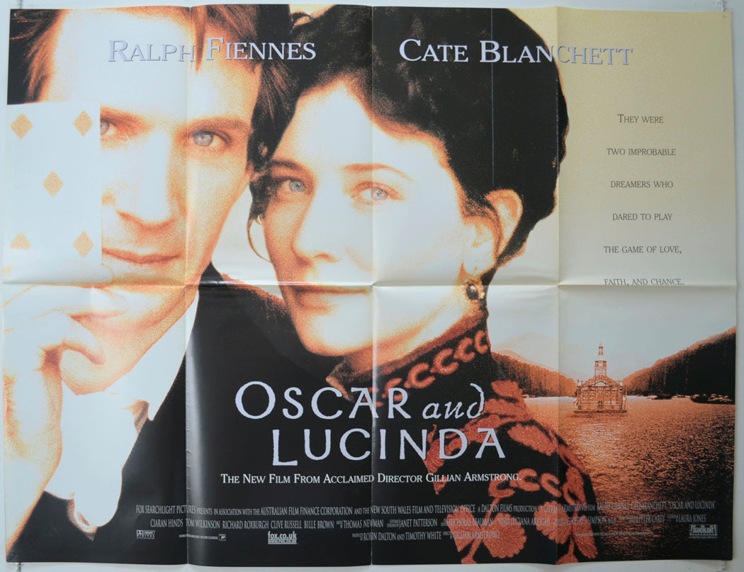 Oscar And Lucinda Original Quad Poster - Film Poster - Movie Poster