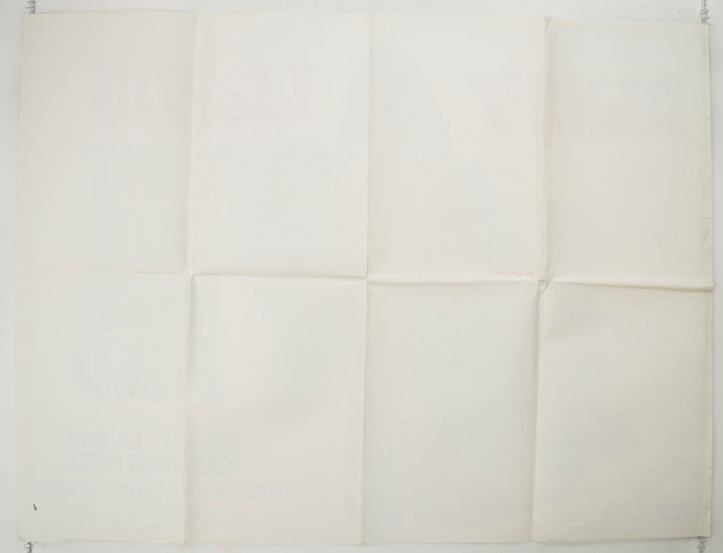 OUR MISS FRED (Back) Cinema Quad Movie Poster