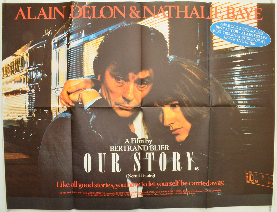 Our Story (a.k.a. Notre Histoire) Original British Quad Poster - Film Poster - Movie Poster