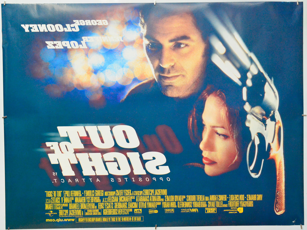 Out Of Sight (Back) Cinema Quad Movie Poster